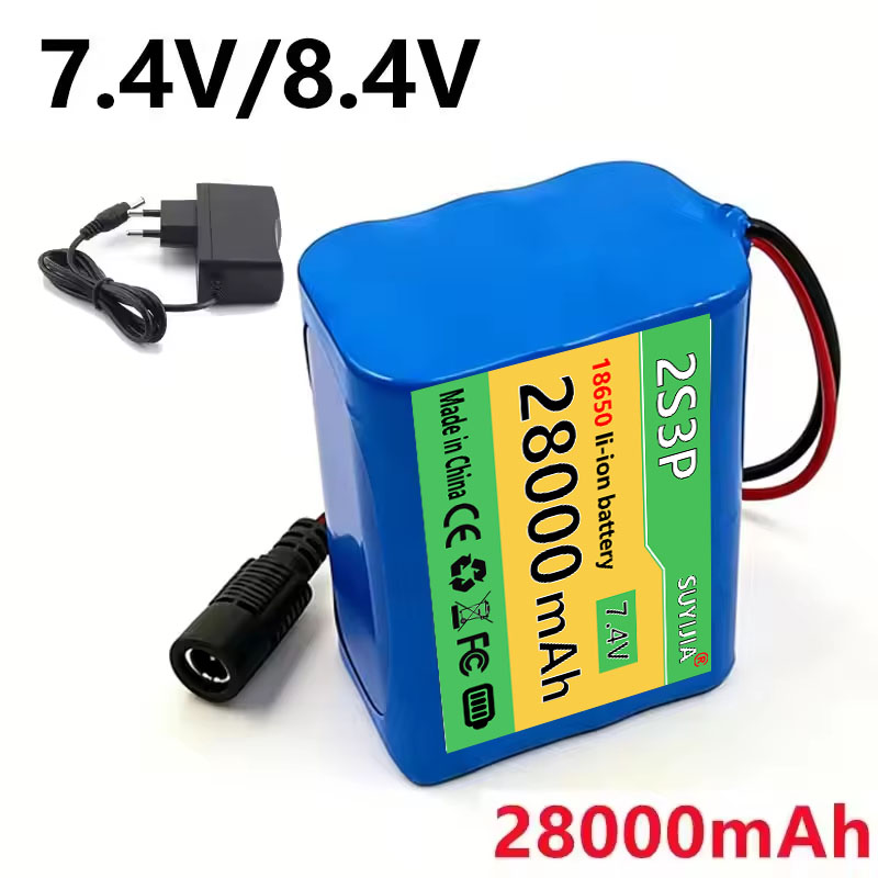 Fishing Boat Navigation Light - Akumulator litowy 8.4V 28Ah 2s3p 18650,
